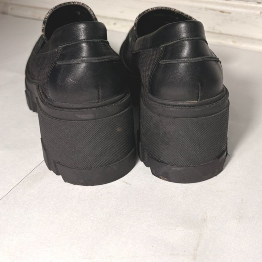 Steve Madden Beth Platform Chunky Loafers Size 11 Plaid Academia Preppy 90s Y2K - Picture 6 of 10